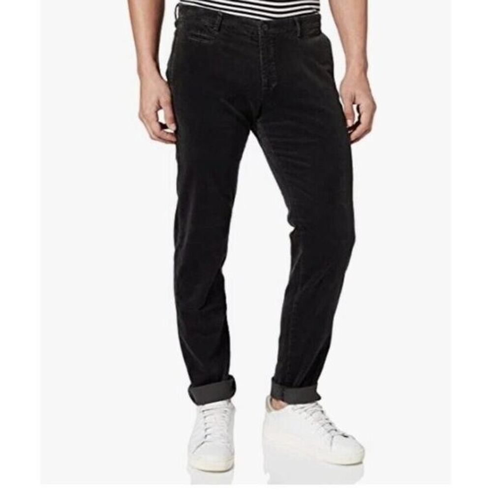 Bugatti men's wide waist blue pants navy straight classic Size 33 A000197